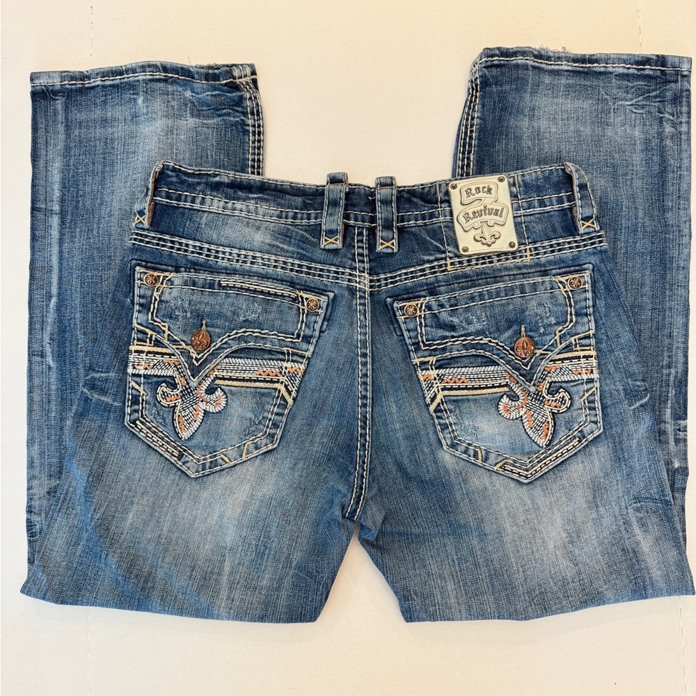 Rock Revival Blue Bootcut Jeans